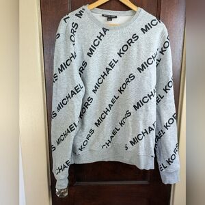 Men's Large Michael Kors Gray Crewneck Sweatshirt